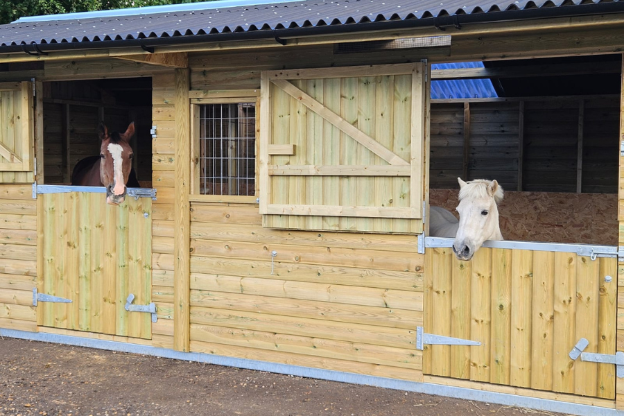 Sombo Horse stable wood with 9 horse stables 1:32 - buy at Galaxus, image size:900x600